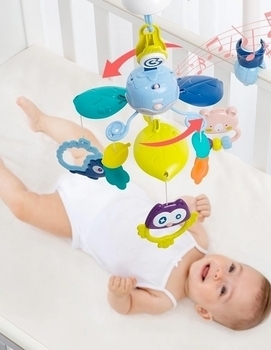 Музичний мобіль Beiens, блакитний (MBL 03110blue) - Pampik - 5