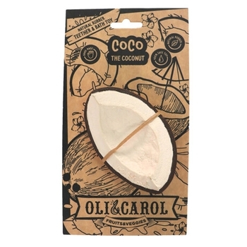 Прорізувач Oli & Carol Кокос Коко білий з коричневим (L-CHCOCO-UNIT) - Pampik