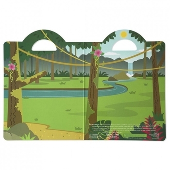 Об'ємні багаторазові наклейки Melissa&Doug Сафарі (MD9106) - Pampik - 2