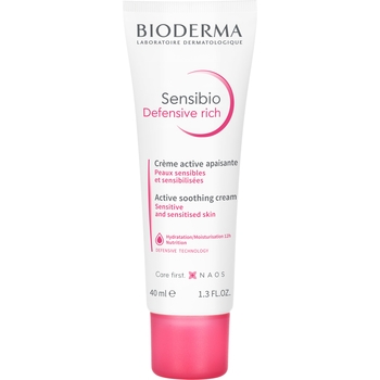 Крем для обличчя Bioderma Sensibio Дефенсив, насичений 40 мл - Pampik