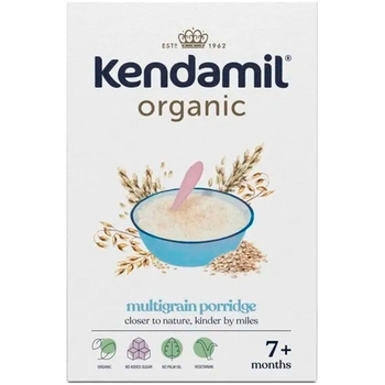 Безмолочна мультизернова каша Kendamil Organic, з 7 міс., 150 г - Pampik