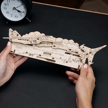 Механічний 3Д пазл Ukrainian Gears Привид Києва атакує 52 ел - Pampik - 5