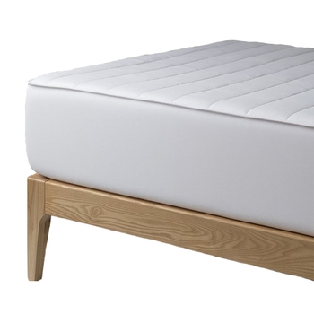 Наматрацник аквастоп U-Tek Simple натяжний, стьобаний, 150х190 см, білий (SFPU150190) - Pampik