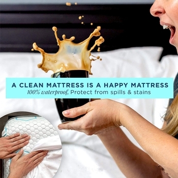 Наматрацник аквастоп U-Tek Protect натяжний, 80х200 см, білий (PRF80200) - Pampik - 3