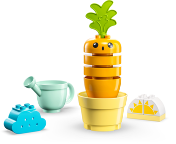 Конструктор LEGO DUPLO Морква на грядці, 11 деталей (10981) - Pampik - 2