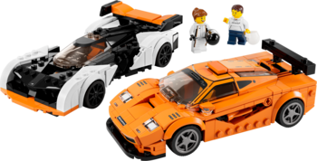 Конструктор LEGO Speed ​​Champions McLaren Solus GT та McLaren F1 LM, 581 деталь (76918) - Pampik - 2