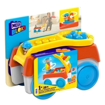 Візок-каталка Конструктор на колесах Mega Bloks - Pampik - 2