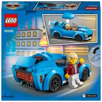 Подарунок. Конструктор LEGO City Great Vehicles Спортивний автомобіль, 89 дит. (60285) - Pampik - 11