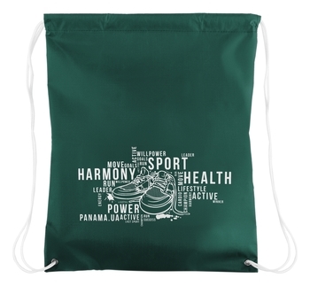 Подарок. Сумка для обуви Sport, зеленый (BP3) - Pampik - 2