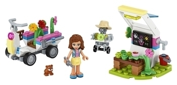 Подарунок. Конструктор LEGO Friends Квітковий сад Олівії, 92 деталі (41425) - Pampik - 10