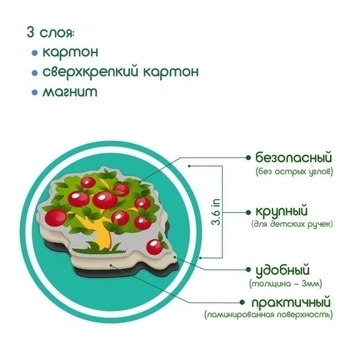 Магнитный набор Magdum Magnetic set Funny Farm (ML4031-10 EN) - Pampik - 4