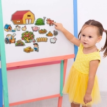 Магнитный набор Magdum Magnetic set Funny Farm (ML4031-10 EN) - Pampik - 5