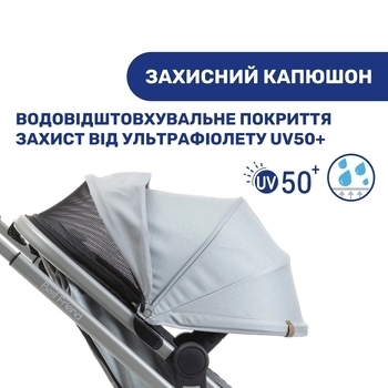 Универсальная коляска 2 в 1 Chicco Best Friend Pro Light, серый (79866.30.04) - Pampik - 9