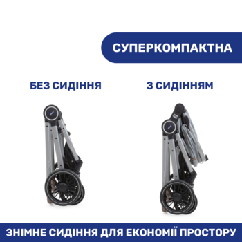 Универсальная коляска 2 в 1 Chicco Best Friend Pro Light, серый (79866.30.04) - Pampik - 11