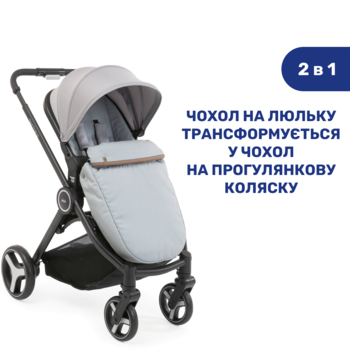 Универсальная коляска 2 в 1 Chicco Best Friend Pro Light, серый (79866.30.04) - Pampik - 13