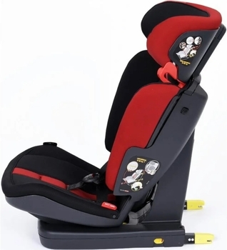 Автокрісло Viaggio 1-2-3 Via Monza (чорне з червоним) - Pampik - 6