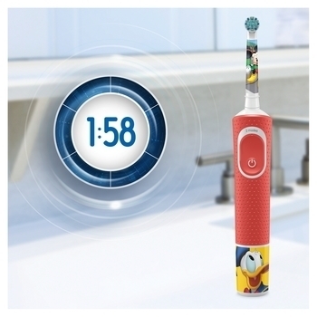Подарунок. Електрична зубна щітка Oral-B Kids Mickey - Pampik - 7