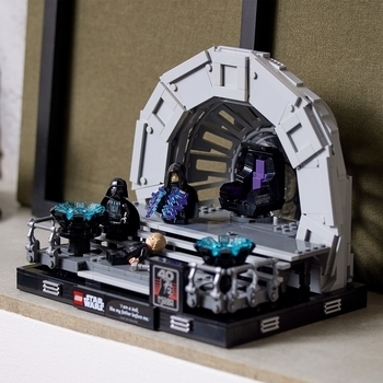 Конструктор LEGO Star Wars Діорама тронний зал імператора, 807 елементів (75352) - Pampik - 5