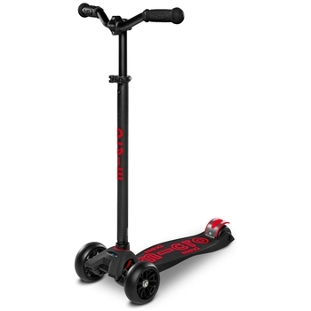Самокат Micro Maxi PRO Deluxe, чорно-червоний (MMD087) - Pampik