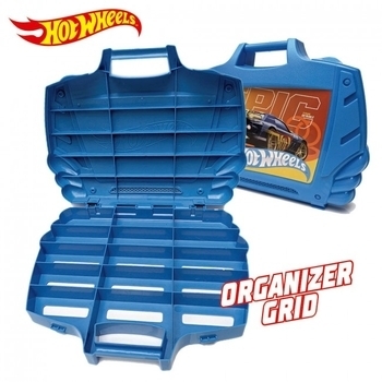 Гаражний кейс Hot Wheels для зберігання машинок, червоний (HWCC16) - Pampik - 4