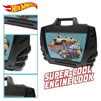 Гаражний кейс Hot Wheels для зберігання машинок, червоний (HWCC16) - Pampik - 7