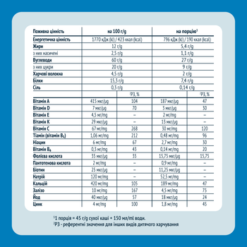 Подарунок. Молочна суха дитяча каша Gerber Пшенично-вівсяна з яблуком та морквою, 240 г - Pampik - 3