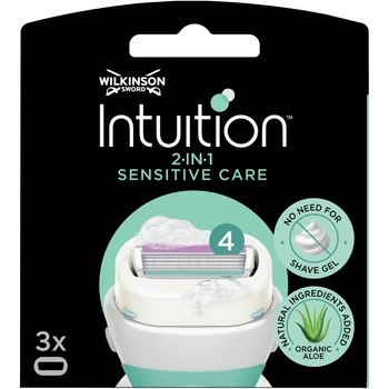 Леза для гоління Wilkinson Sword Intuition Sensitive Care Blades 3 шт. - Pampik