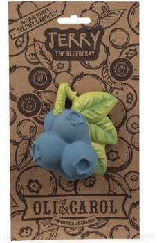 Іграшка-прорізувач Oli&Carol Чорниця Джеррі (L-BLUEBERRY-UNIT) - Pampik - 3