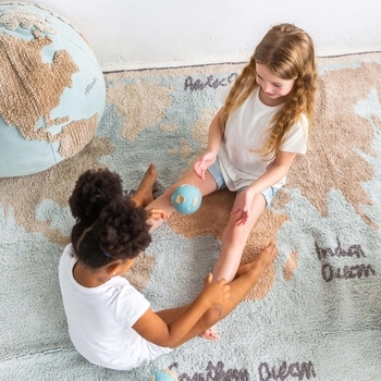 Іграшка-прорізувач Oli&Carol Земна Куля (L-WORLD-BALL) - Pampik - 11