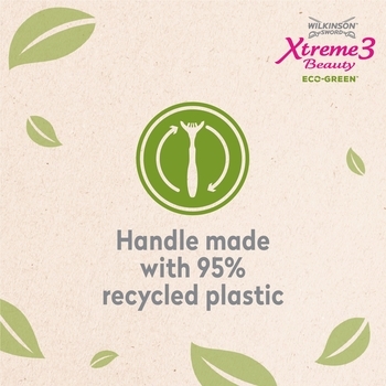 Брита одноразова Wilkinson Sword Xtreme 3 Beauty Eco Green, 4 шт. - Pampik - 6