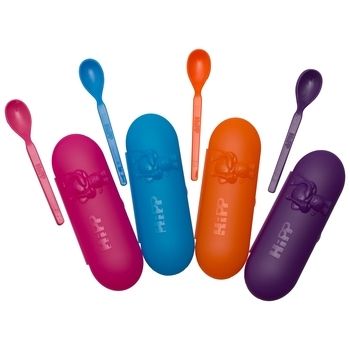 Подарок. Детская ложечка в футляре Hipp - Pampik