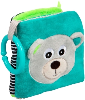 Плюшева сенсорна книга Canpol babies Bears, сірий (68/075_grey) - Pampik