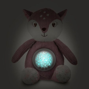 Музичний плюшевий оленя Canpol babies з проектором 3 в 1, рожевий (77/206_pin) - Pampik - 2