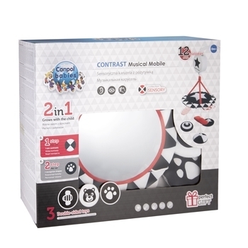 Карусель плюшевая музыкальная Canpol babies Sensory Toys (68/084) - Pampik - 11