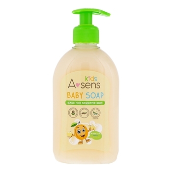 Дитяче рідке мило A-sens Kids з гіпоалергенним абрикосовим парфумом 300 мл (4820167004958) - Pampik