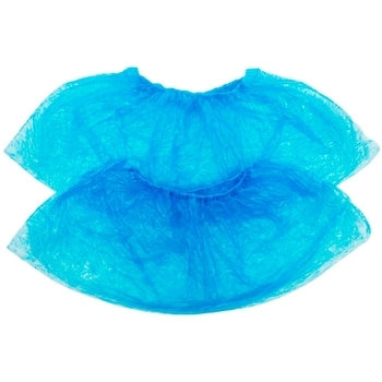 Бахили одноразові Tufi Profi Premium поліетиленові, 2,5 г, блакитний, 10 шт. (0104185) - Pampik