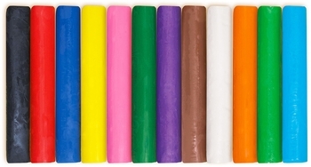 Пластилин SES Creative Веселая лепка, 12 цветов (00406S) - Pampik - 2