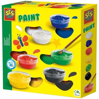 Гуашь SES Creative Краски Радуги, 6 цветов (00361S) - Pampik