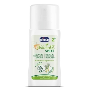 Спрей захисний від комарів Chicco Naturalz, 100 мл (11596.00) (8058664166343) - Pampik