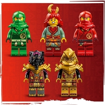 Конструктор LEGO Ninjago Вулканічний Дракон, що трансформує Хітвейва, 479 деталей (71793) - Pampik - 7