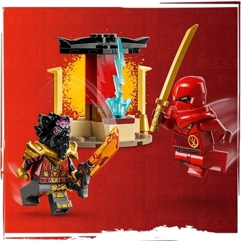 Конструктор LEGO Ninjago Автомобільна й байкова битва Кая і Раса, 103 детали (71789) - Pampik - 6