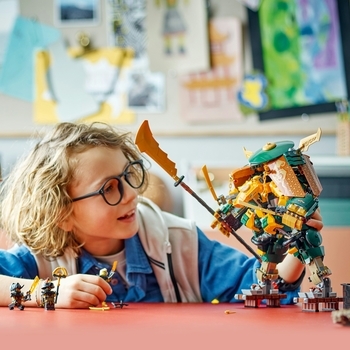Конструктор LEGO NINJAGO Командні роботи ніндзя Ллойда та Арін, 764 деталі (71794) - Pampik - 3