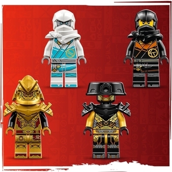 Конструктор LEGO Ninjago Суперсила дракона Зейна автомобіль для гонки спін-джитса, 307 деталей (71791) - Pampik - 5
