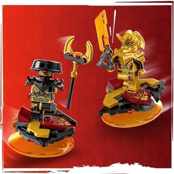 Конструктор LEGO Ninjago Суперсила дракона Зейна автомобіль для гонки спін-джитса, 307 деталей (71791) - Pampik - 6