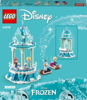 Конструктор LEGO Disney Чарівна карусель Анни й Ельзи, 175 деталей (43218) - Pampik - 3