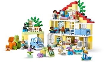 Конструктор LEGO DUPLO Town Сімейний будинок 3 в 1, 218 деталей (10994) - Pampik - 2