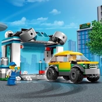 Конструктор LEGO City Автомийка, 243 деталі (60362) - Pampik - 4