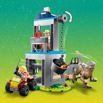 Конструктор LEGO Jurassic World Втеча велоцираптора, 137 деталей (76957) - Pampik - 5