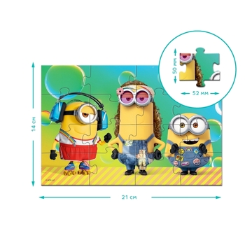 Магнитный пазл Dodo Minions Вечеринка (200352) - Pampik - 5