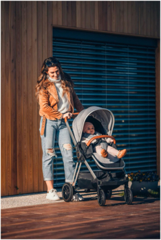 Универсальная коляска FreeON 3 в 1 Fantasy Grey-Black (44565) - Pampik - 10